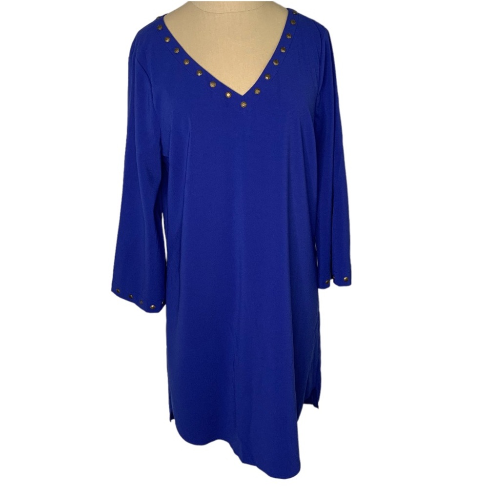 Uncle frank blue tunic dress size Small